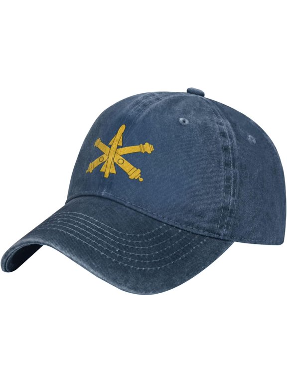 U.S. Army Air Defense Artillery Detachment Insignia Pattern Printing Baseball Cap for Men Women Dad Hat Adjustable Cap Black