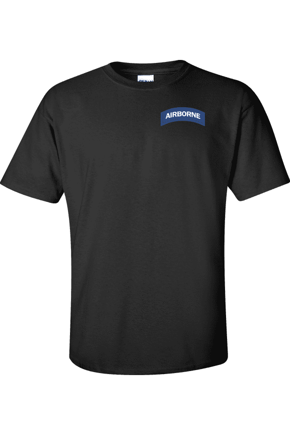 U.S. Army Airbone Tab (Blue & White) T-shirt