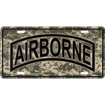 U.S. Army Airborne License Plate