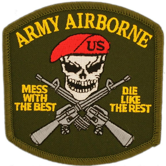 U.S. Army Airborne Mess with The Best Patch 3"