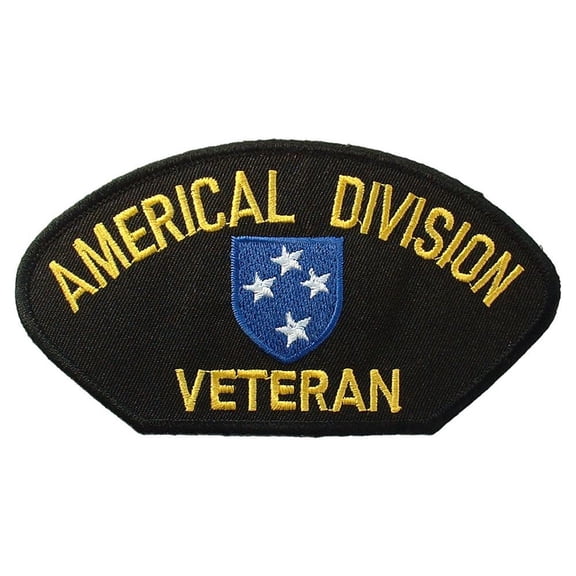 U.S. Army Americal Division Veteran Hat Patch 2 3/4"