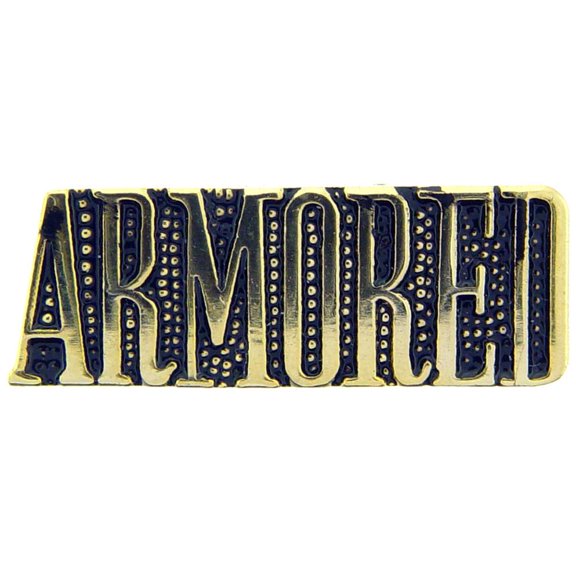 Eagle Emblems P15437 Pin - Army, Script Armored - 1 in.