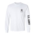 thumbnail image 1 of U.S. Army Black Sleeve Print Adult Long Sleeve T-shirt, 1 of 3