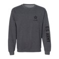 thumbnail image 1 of U.S. Army Black Sleeve Print Crewneck Sweatshirt, 1 of 3