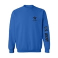 thumbnail image 1 of U.S. Army Black Sleeve Print Crewneck Sweatshirt, 1 of 3