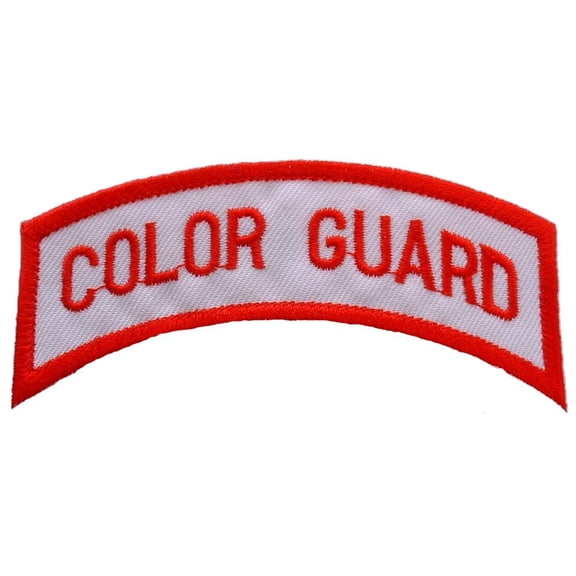 U.S. Army Color Guard Patch Red & White 3 1/2"