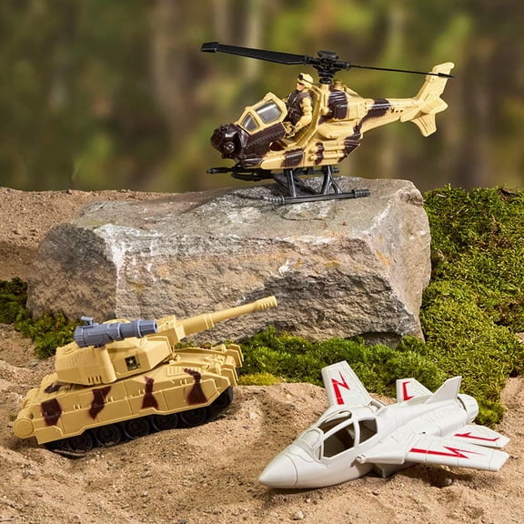 U.S. Army Combat Forces Toy Set - Military Vehicles for Imaginative Play