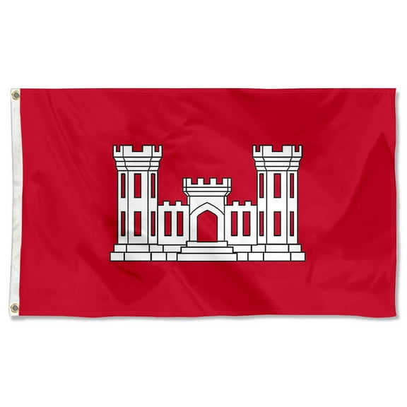 U.S. Army Corps of Engineers Flag Polyester 3x5 FT Indoor Outdoor Banner