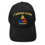 U.S. Army Division and Brigade Baseball Caps Quality Embroidered Hats 5th Armored Division Victory