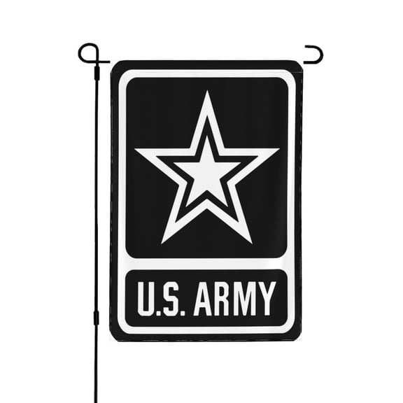 U.S. Army Emblem Garden Flag 12.5x18 Inch Double Sided Decorations Outdoor Yard Flags For Outside Lawn Porch Garden Decor