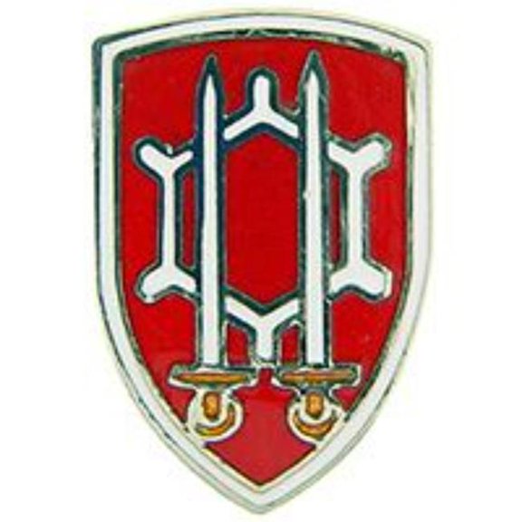 Eagle Emblems P15084 Pin - Army, Engineer Command - 0.88 in.