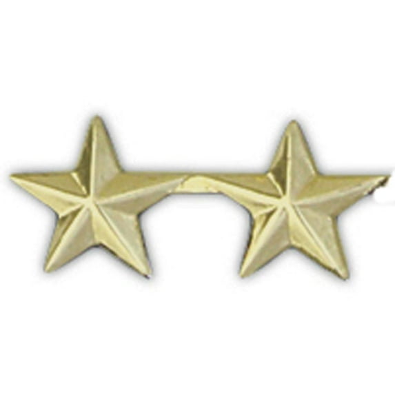 Eagle Emblems P15750 Rank - Army, General Star, B2 - 0.69 in. Wide Stars - Gold - 1.38 in.