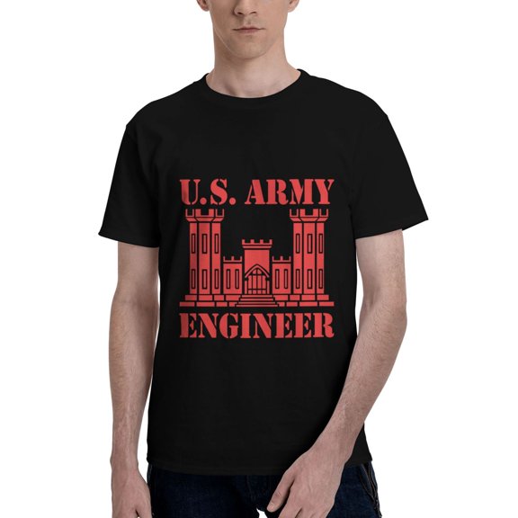 U.S. Army Graphic Printed Tee Shirts Short Sleeve Shirts Tops for Men Women XXL
