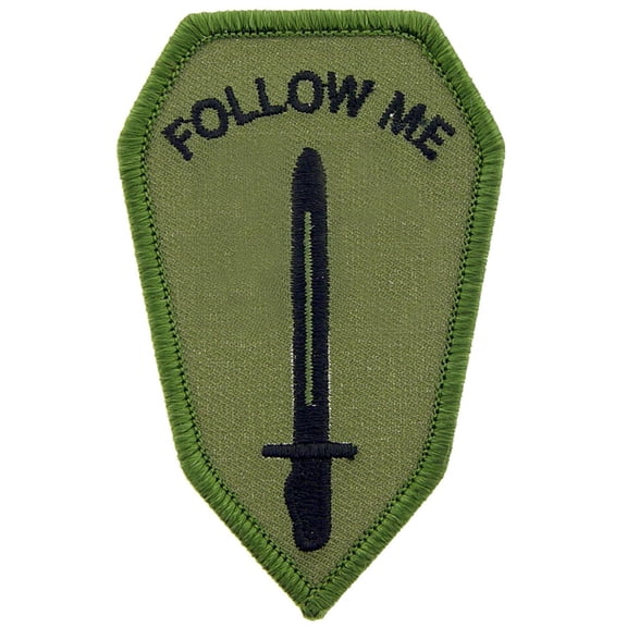 U.S. Army Infantry School Patch Green 3"