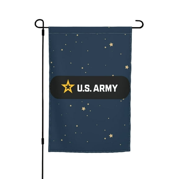 U.S. Army Logo Garden Flag 12x18 Inch Indoor Balcony Courtyard Outdoor Decorative Flag