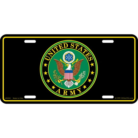 U.S. Army Logo Military License Plate