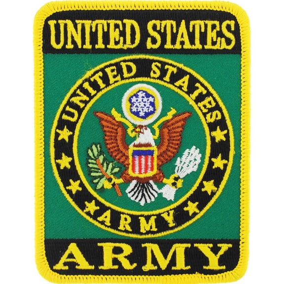 U.S. Army Logo Patch Green & Black 3"