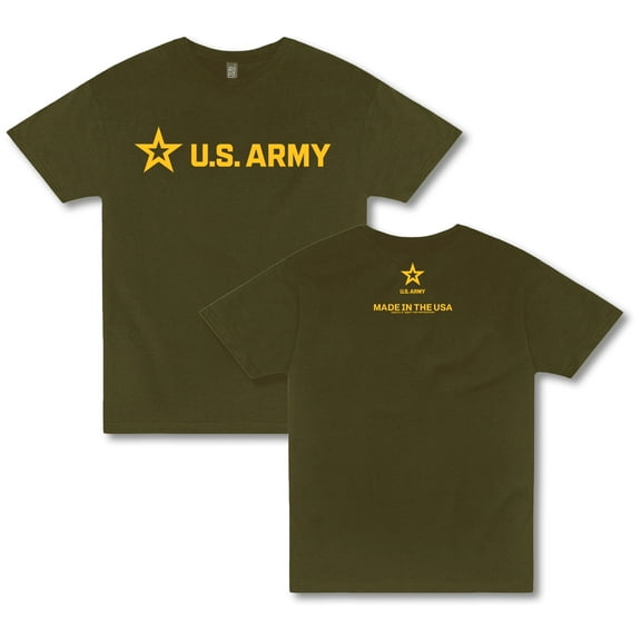 U.S. Army® Logo Tee - Front  Back Print | Officially Licensed