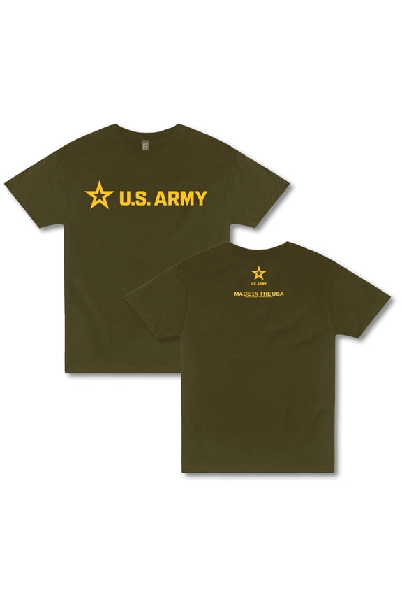 U.S. Army® Logo Tee - Front  Back Print | Officially Licensed