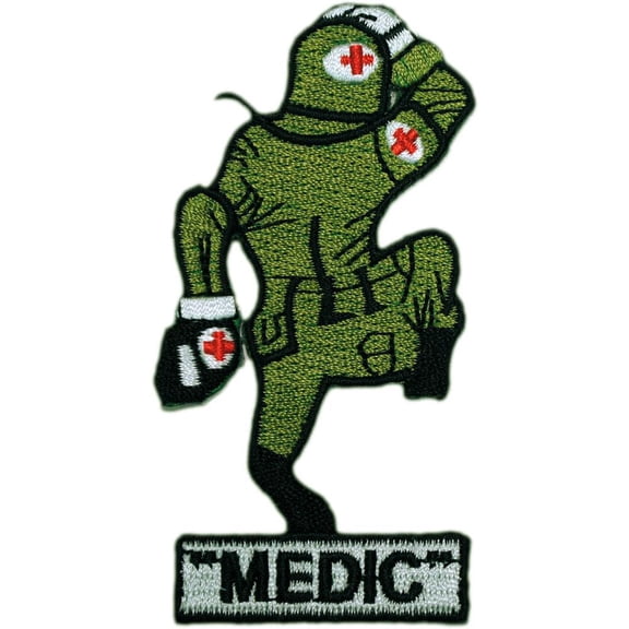 Eagle Emblems PM3727 Patch - Army, Medic Dude - 3.5 in.