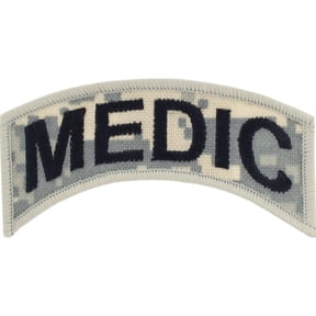 U.S. Army Medic Patch Brown 1 1/2" x 3 3/4"