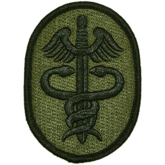 U.S. Army Medical Command & Health Services Patch Green