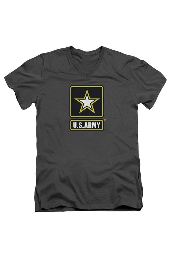 U.S. Army Men's Logo Slim Fit T-shirt Charcoal