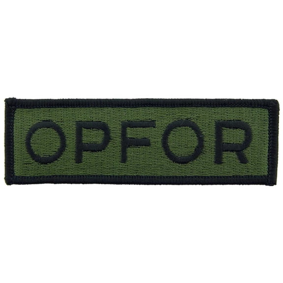 U.S. Army OPFOR Patch Green 4 1/4"