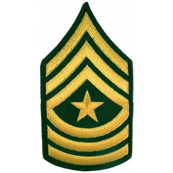Eagle Emblems PM1010 Patch - Army, E9, Sergeant Major - 3.13 in.