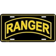 thumbnail image 1 of U.S. Army Ranger License Plate, 1 of 1