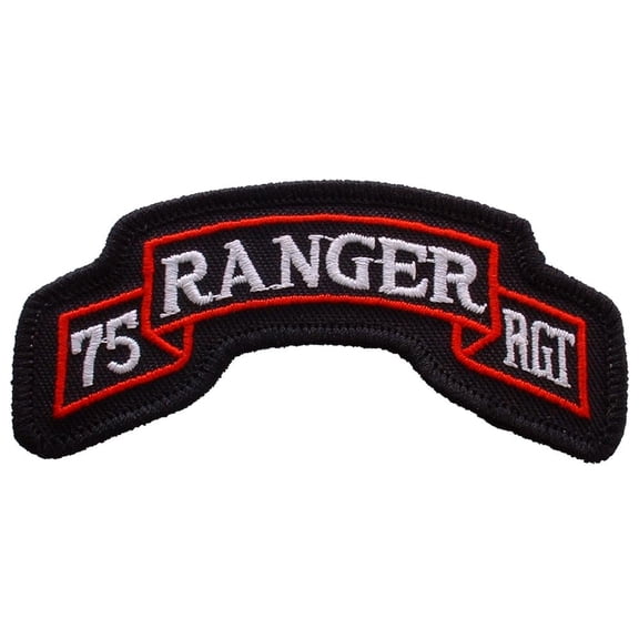 U.S. Army Ranger Regiment Patch Black & White 3 5/8"