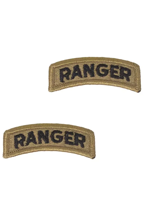 U.S. Army Ranger Tab Pair Genuine OCP Embroidered Uniform Military Issue