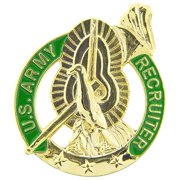Eagle Emblems P15246 Pin - Army, Recruiter - 1 in.