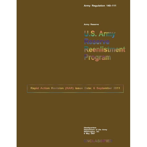 U.S. Army Reserve Reenlistment Program