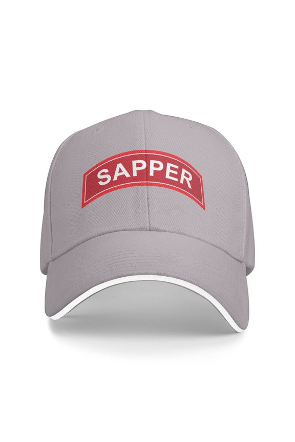 U.S. Army Sapper Unisex Adult Baseball Caps Adjustable Casquette Dad Hat Sandwich Cap Outdoors Headwear