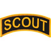 U.S. Army Scout Patch Black & Yellow 4"