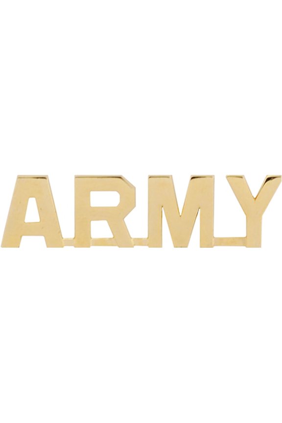 U.S. Army Scripted Letters Pin, Officially Licensed Originals, Enamel Lapel Pin - 1.625"
