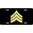 thumbnail image 1 of U.S. Army Sergeant E-5 License Plate, 1 of 1