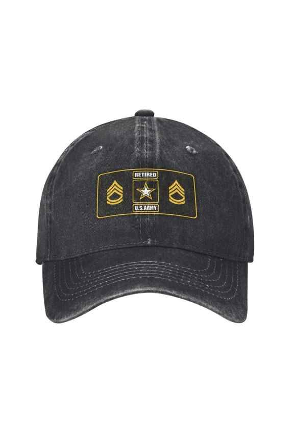 U.S. Army Sergeant First Class Adult Adjustable Classic Washed Casquette Cap Hat Baseball Cap For Man For Woman