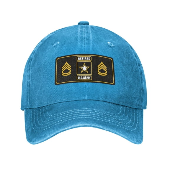 U.S. Army Sergeant First Class Adult Adjustable Classic Washed Casquette Cap Hat Baseball Cap For Man For Woman