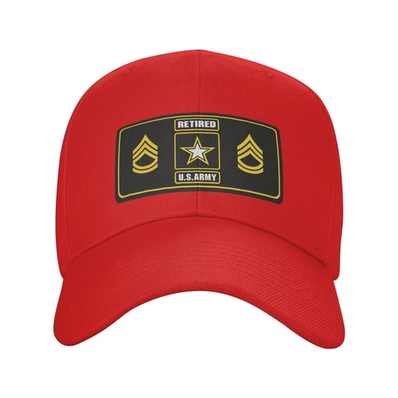 U.S. Army Sergeant First Class Sandwich Cap Unisex Adjustable Adult Baseball Caps Casquette Hats Flat Cap