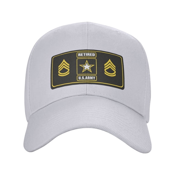 U.S. Army Sergeant First Class Sandwich Cap Unisex Adjustable Adult Baseball Caps Casquette Hats Flat Cap