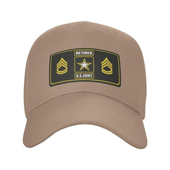U.S. Army Sergeant First Class Sandwich Cap Unisex Adjustable Adult Baseball Caps Casquette Hats Flat Cap