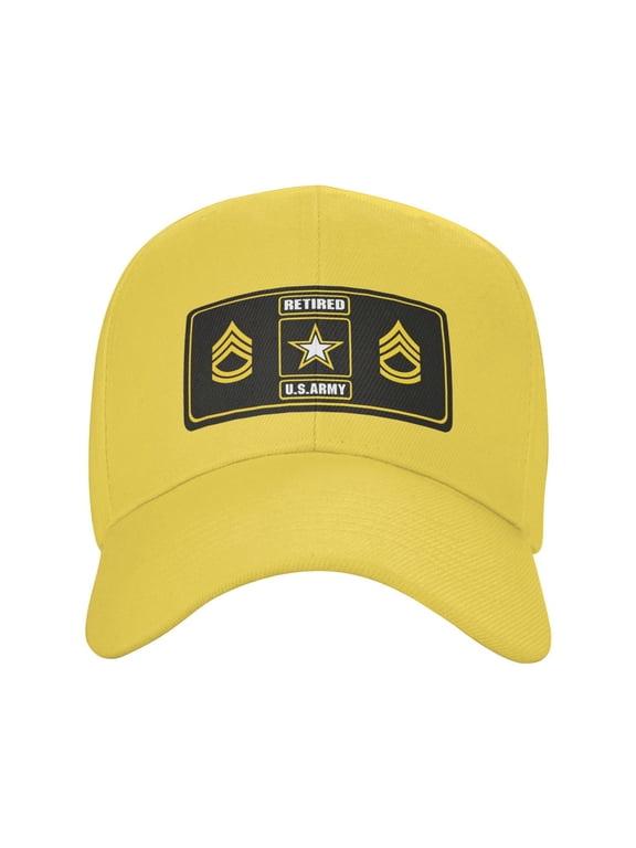 U.S. Army Sergeant First Class Sandwich Cap Unisex Adjustable Adult Baseball Caps Casquette Hats Flat Cap