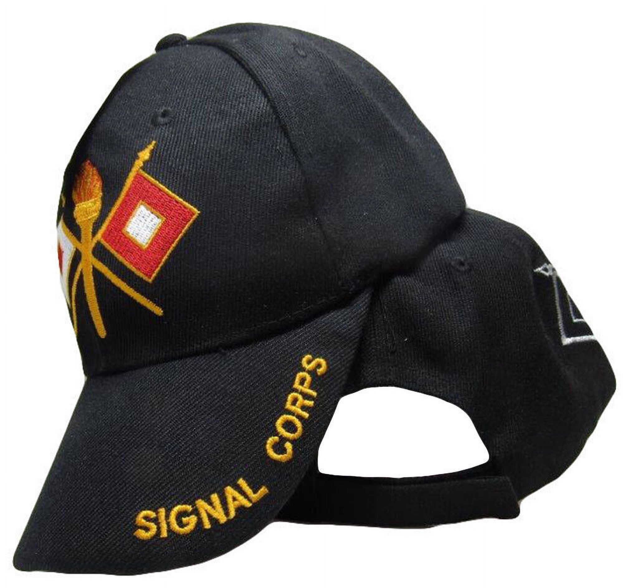 U.S. Army Signal Corps Black Ball Cap Hat Embroidered - Walmart.com