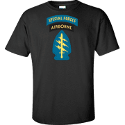 U.S. Army Special Forces Airborne Insignia and Tab T-shirt