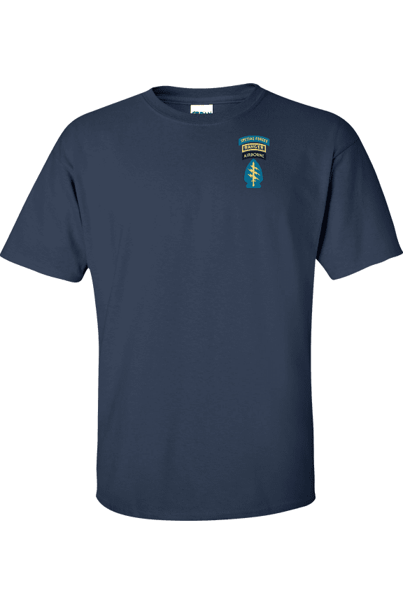 U.S. Army Special Forces with Airborne and Ranger Tab T-shirt