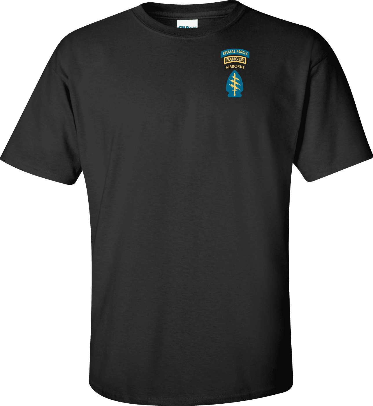U.S. Army Special Forces with Ranger Sapper and Airborn Tabs T-shirt ...