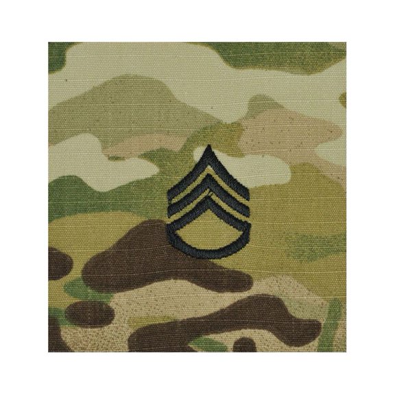 U.S. Army Staff Sergeant Rank OCP/Scorpion Sew On