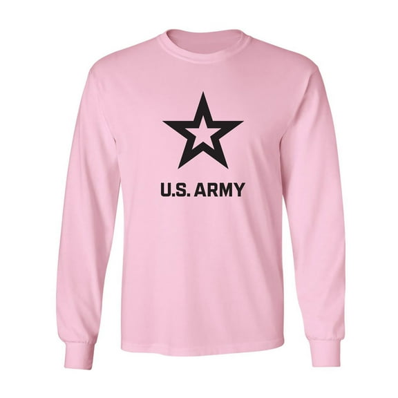 U.S. Army Star Black Ink Adult Long Sleeve T-shirt